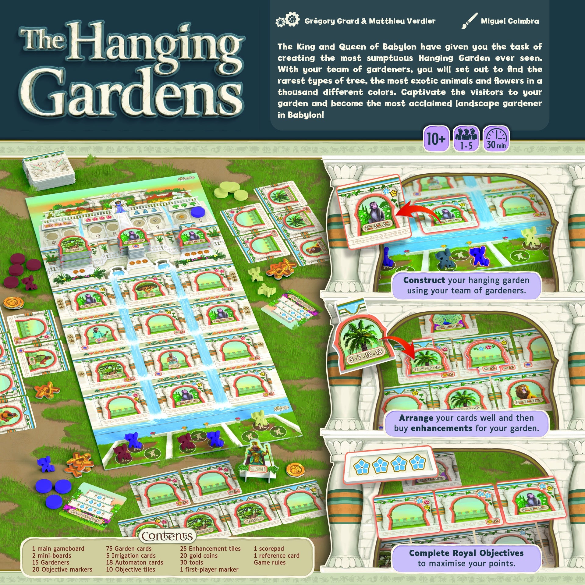 The Hanging Gardens Board Game - Clownfish Games