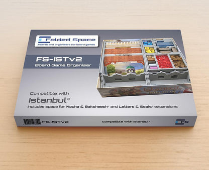 Istanbul And Istanbul Big Box Folded Space Insert (V2) - Clownfish Games