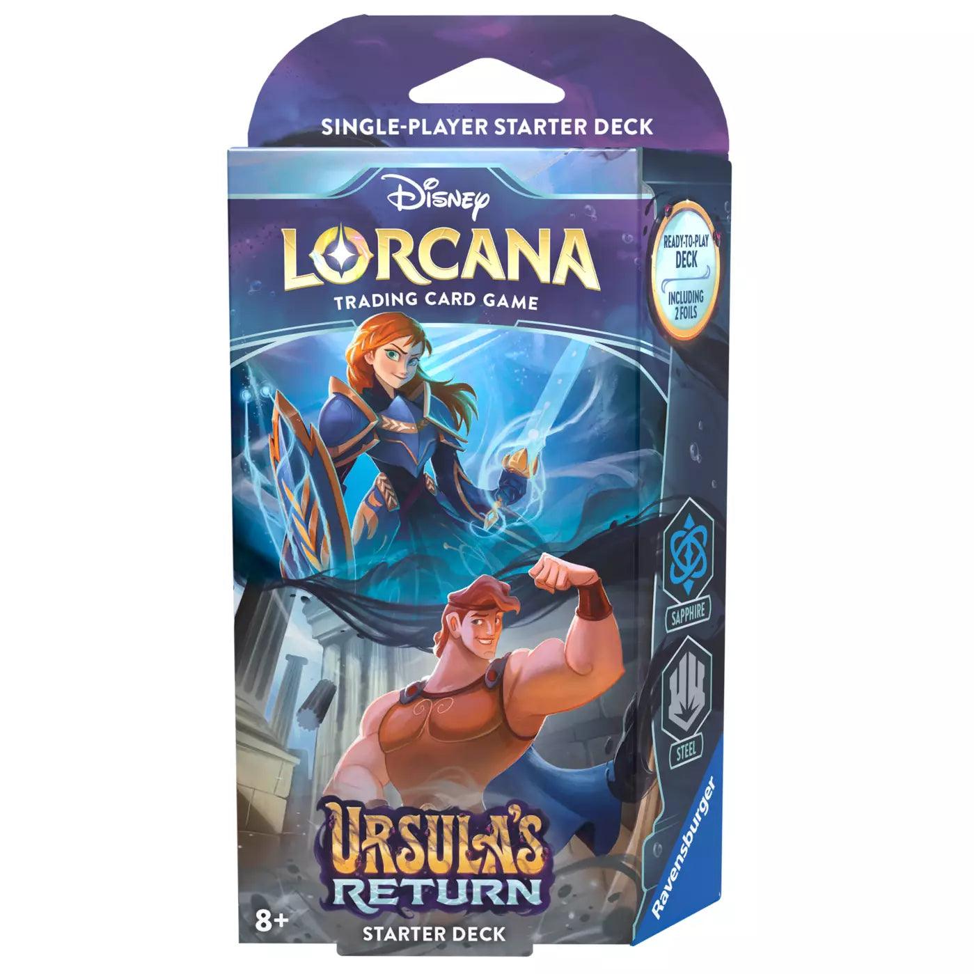 Disney Lorcana: Set 4 Ursula's Return Sapphire & Steel Starter Set