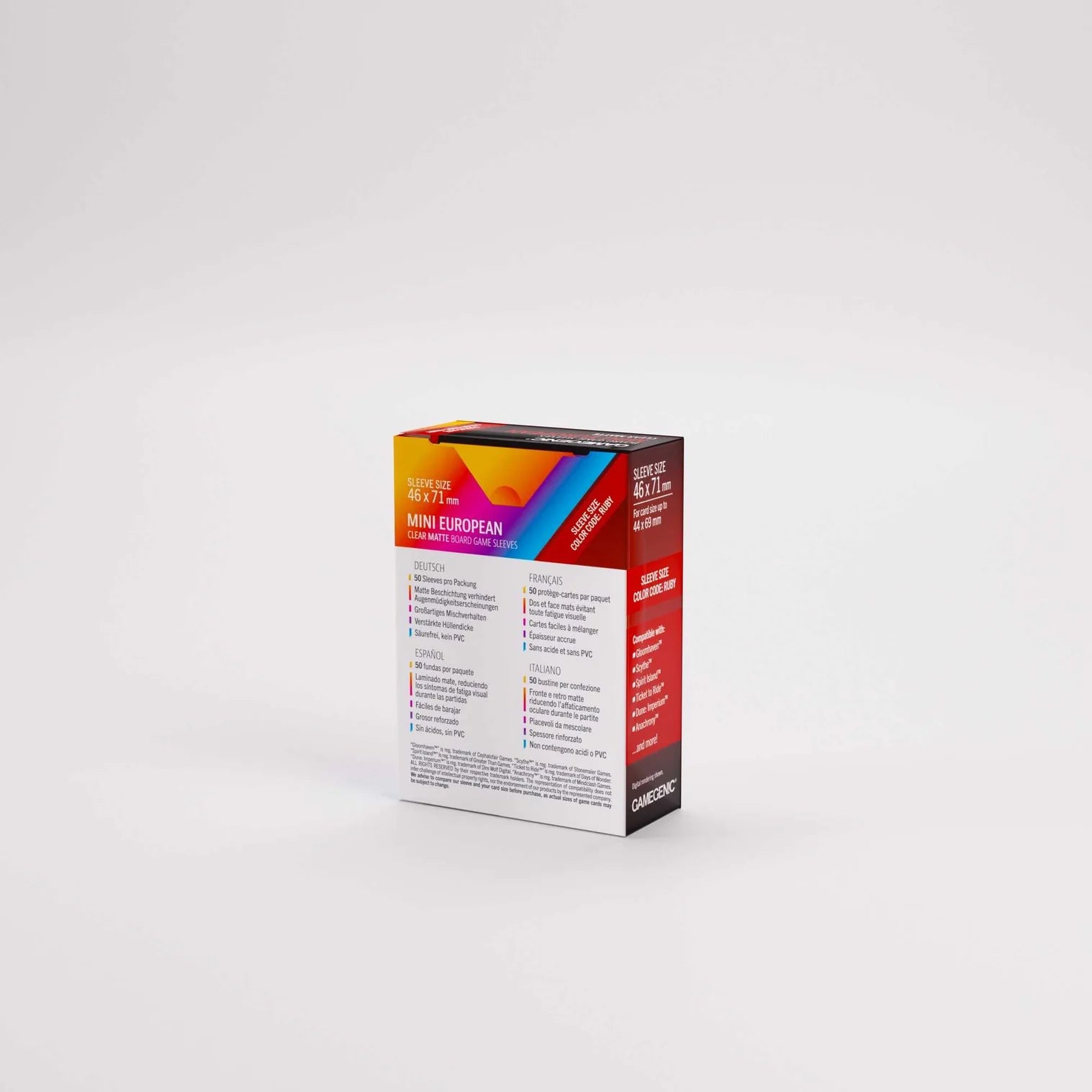 Product packaging with colorful design on a white background
