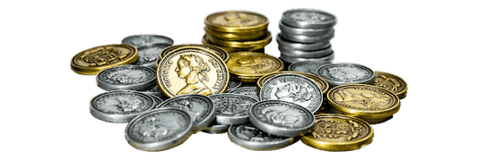 Obsession Board Game: Metal Coins - Clownfish Games