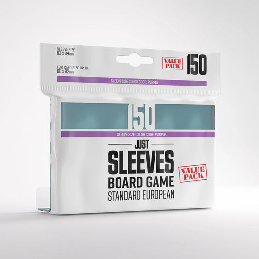 Just Sleeves Standard European - Clownfish Games