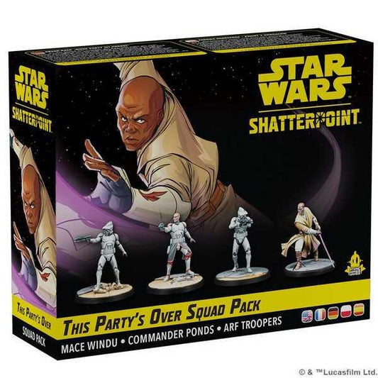Star Wars Shatterpoint: This Party's Over (Mace Windu) Squad Pack - Clownfish Games