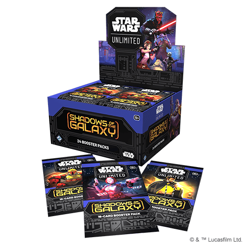 Star Wars: Unlimited Shadows of the Galaxy Booster Display (24) - Clownfish Games