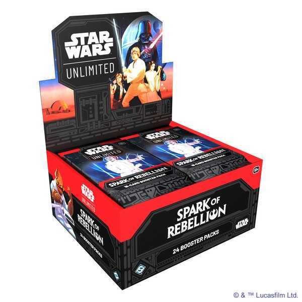 Star Wars Unlimited: Spark of Rebellion Booster Box - Clownfish Games