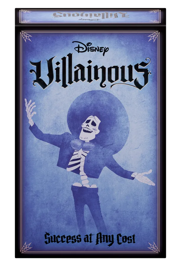 Disney Villainous card with a skeleton character on a blue background
