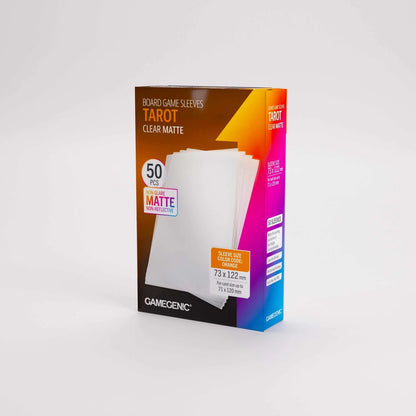 Box of Gamegenic Tarot card sleeves on a white background