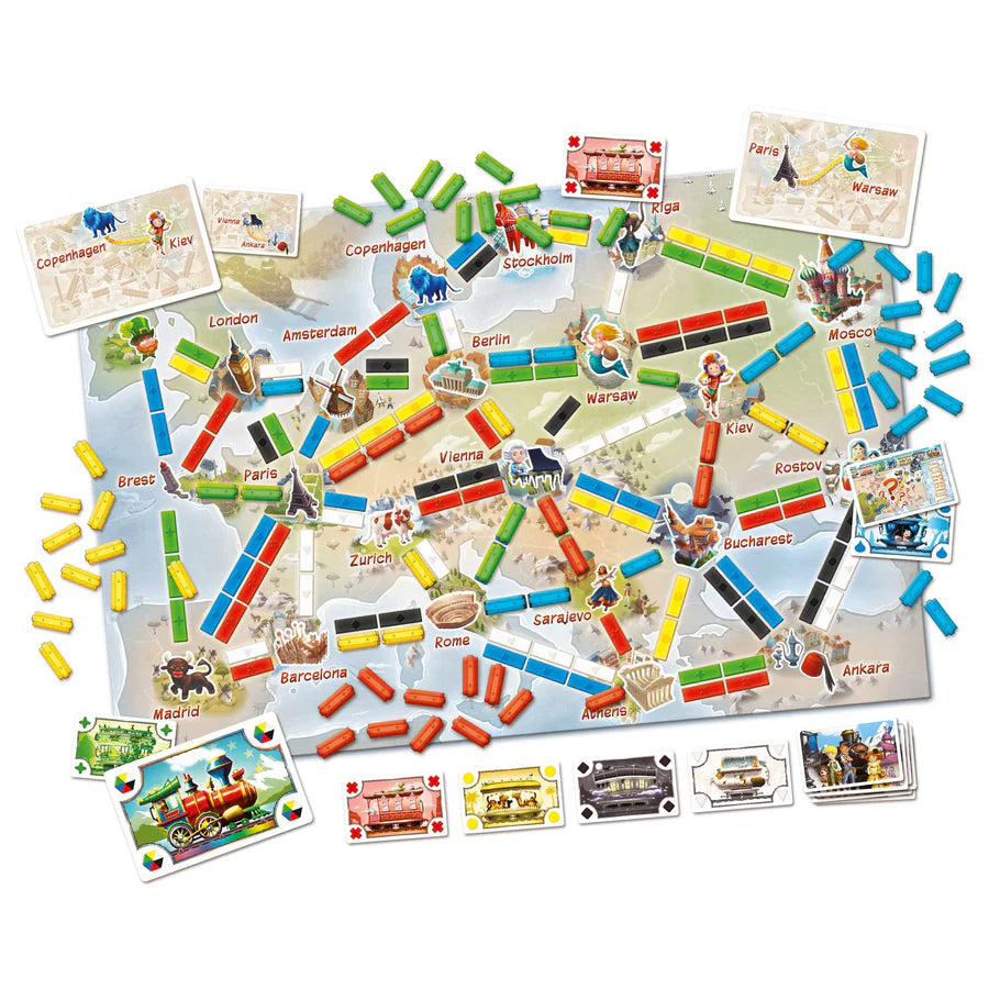 Ticket To Ride: First Journey (Europe) - Clownfish Games