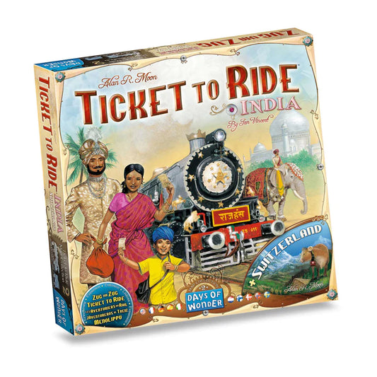 Ticket To Ride Map Collection: Volume 2 - India & Switzerland - Clownfish Games