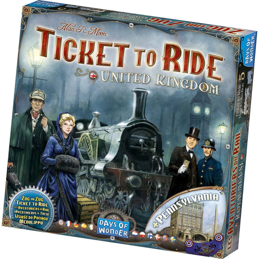 Ticket To Ride Map Collection: Volume 5 - United Kingdom & Pennsylvania - Clownfish Games
