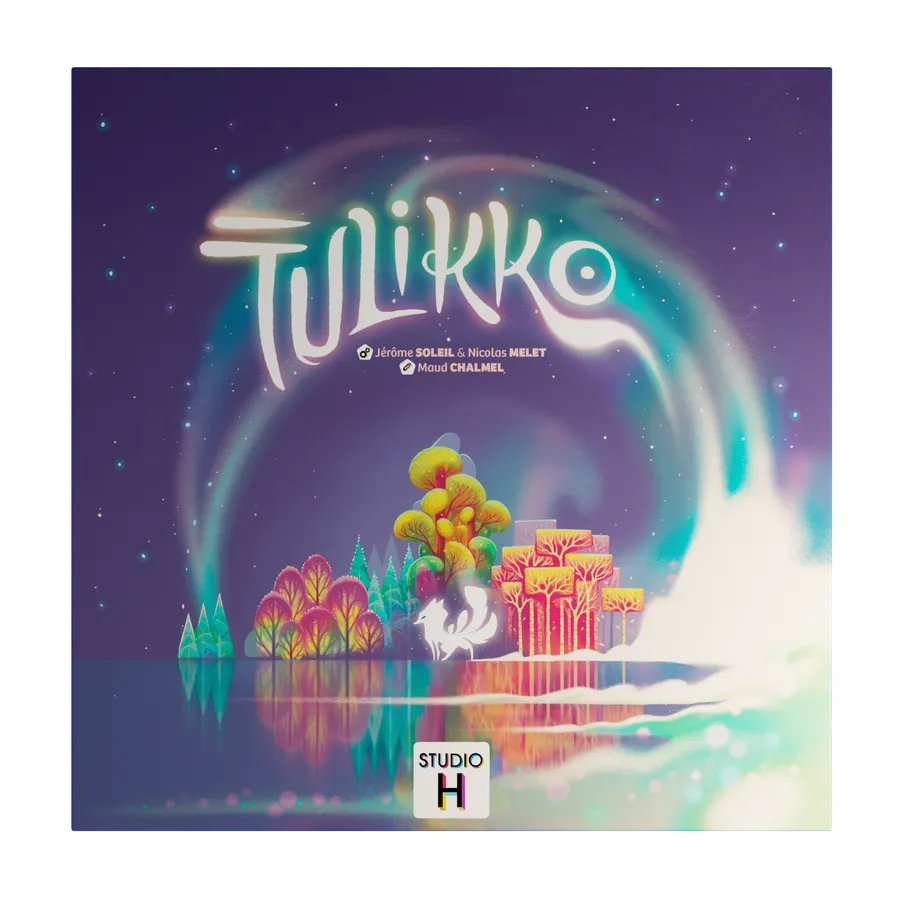 Cover of 'Tulikko' with colorful landscape and 'Studio H' logo