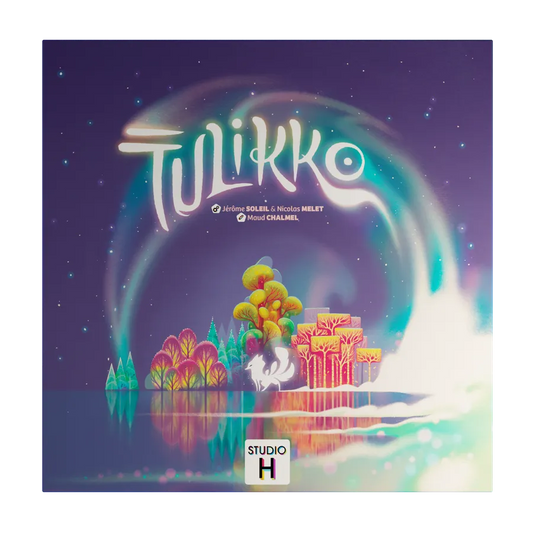 Cover of 'Tulikko' with colorful landscape and 'Studio H' logo