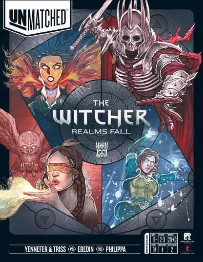 Unmatched Board Game: The Witcher Realms Fall - Clownfish Games