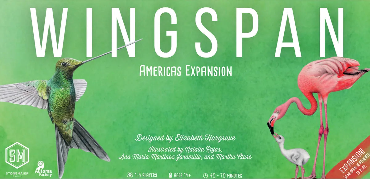 Wingspan Board Game: Americas Expansion – Clownfish Games