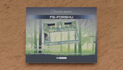 Board game box for 'FS-FORSHU' on a wooden surface